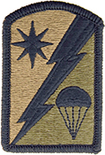 82nd Sustainment Brigade OCP Scorpion Shoulder Patch With Velcro